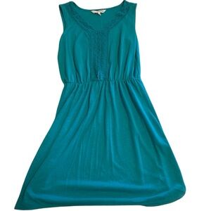 Teal Sleeveless Dress
